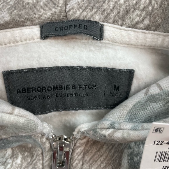 Abercrombie & Fitch Camo Bush Light Men’s Zip Hoodie Size Medium NWT - Picture 6 of 6